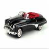 1949 Roadmaster Black with Red Interior 1/18 Diecast Model Car by Motormax 73116black view 2