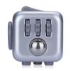 Antsy Labs The Original Fidget Cube, Stress & Anxiety Relief Desk Toy with 6 Sides, Gadget for Focus, Sensory Processing Challenges, Fun Gift for Kids, Teens, and Adults, Pocket-Sized, Silver Cut view 1