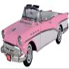 1957 Roadmaster Convertible Pink and White 1/18 Diecast Model Car by Motormax 73152pink view 2