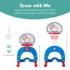 Best Choice Products 3-in-1 Toddler Basketball Hoop Sports Activity Center Grow with Me Indoor Outdoor Adjustable Play Set for Game Room, Kids, Children w/Soccer Goal, Golf, Stickers view 2