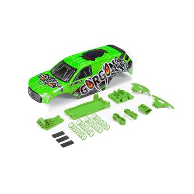 ARRMA Gorgon Painted Decaled Trimmed Body Set (Green), ARA402356