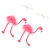 2pcs Flamingo Marionette Puppet Interactive String Puppets for Storytelling and Performance Lightweight Animal Design for Boys and Girls and Family Fun view 1
