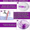 12 Pack Inflatable Beach Balls Bulk 16" Glitters Pool Toys Balls for Pool, Beach, Summer Pool Party - Swimming Pool Game Water Beach Toys Kid Party Favor Valentine Decorations Blow Up Grape Beach Ball view 4