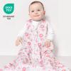 david's kids 100% Organic Cotton Baby Sleep Sack 6-12 Months, Soft Baby Wearable Blankets with 2-Way Zipper, 2 Pack Comfy Sleeping Bags for Infant Newborn Boys Girls Neutral, Medium Size, Floral view 2