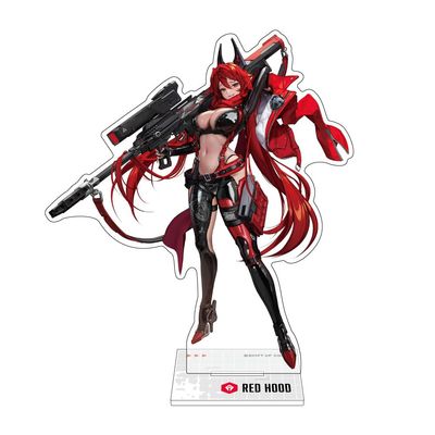 Algernon Product Victory Goddess Nikke Acrylic Stand, Red Hood, Approx. W 2.4 - 4.1 x H 4.7 inches (60 - 105 x 120 mm), Acrylic