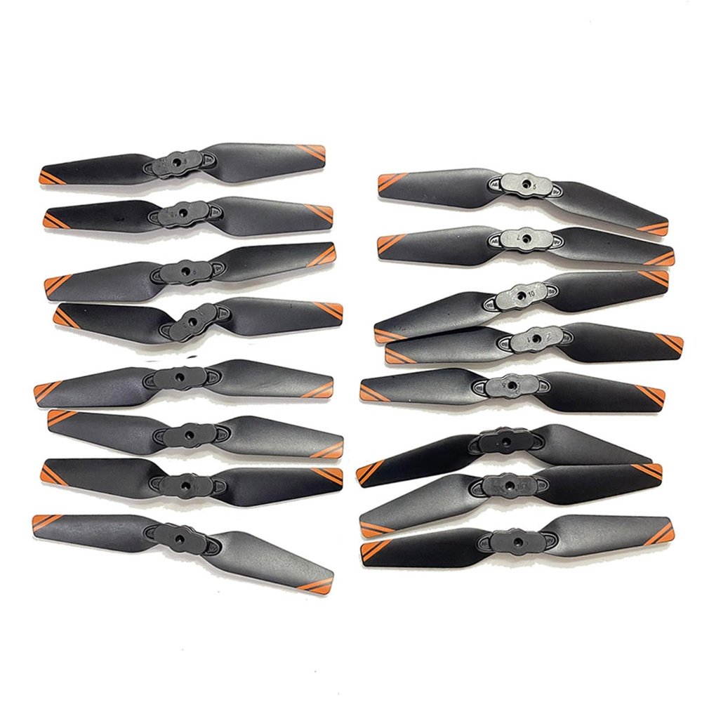 DAYUDDRICAR Drone Propeller Kit, XT9 Pro 4K Rc Drone Propeller Blade Guard with Gears Kit Spare Parts for XT9 / RG107 PRO RC Drone Quadcopter Accessories (Color : 16pcs Propeller)