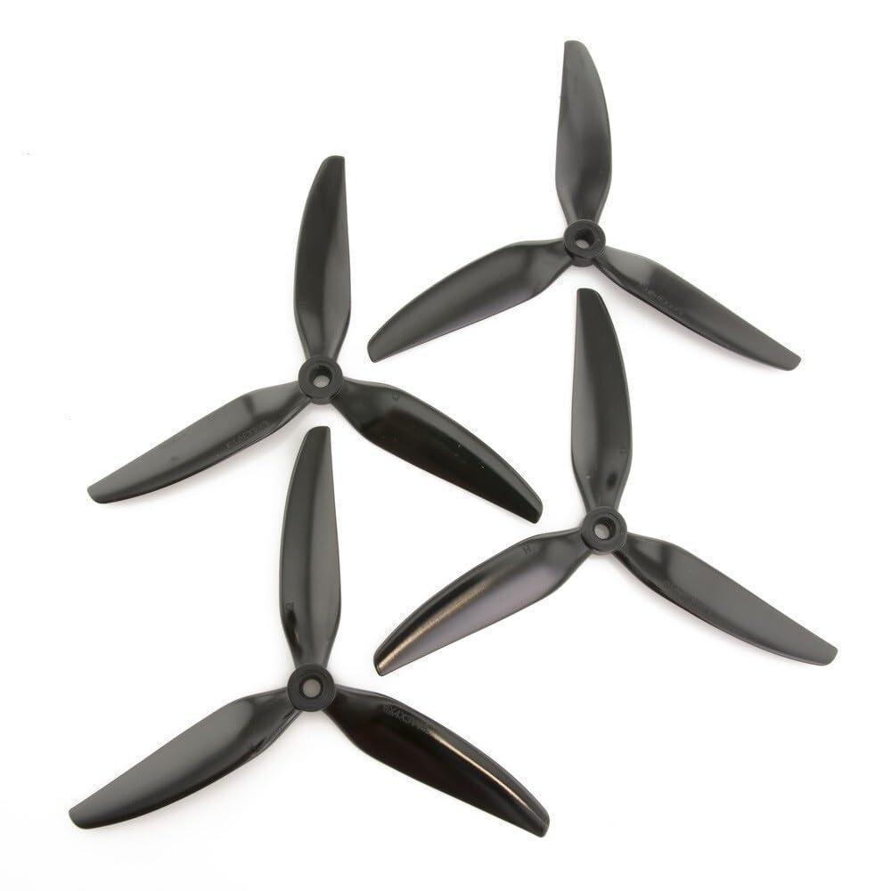 DAYUDDRICAR FPV Drone Propellers, 2 Pair Racing Drone Blade 6X4X3 6 Inch Propeller CW CCW Kit Spare Part for RC FPV Racing Drone Accessories Part (Color : 2 Pair Black)