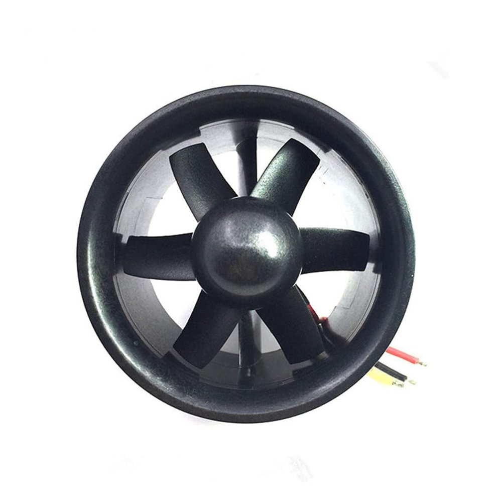 70MM EDF 6 Blades Ducted Fan with QF2827 3500KV Brushless Motor for RC Airplane Aircraft Model DIY Parts