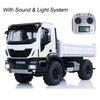 wheelfun 1/14 RC Hydraulic Dumper Trucks Metal 4x4 Remote Control Tipper Dump Car Models Motor ESE Servo I6S Radio Controller Light Sound view 2