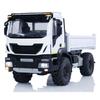 wheelfun 1/14 RC Hydraulic Dumper Trucks Metal 4x4 Remote Control Tipper Dump Car Models Motor ESE Servo I6S Radio Controller Light Sound view 3