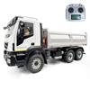 wheelfun 1/14 6x4 RC Hydraulic Dumper Trucks CNC Axles Metal Remote Control Tipper Car Motor ESE Servo I6S Radio Controller view 1