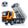 wheelfun 1/14 2-Speed Gearbox Hydraulic RC Dump Truck 6X6 Remote Control Tipper Car Model Hobby Grade Model(Orange) view 1