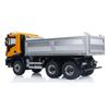 wheelfun 1/14 2-Speed Gearbox Hydraulic RC Dump Truck 6X6 Remote Control Tipper Car Model Hobby Grade Model(Orange) view 3