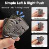 JUDIXY Fidget Toys, Poker Fidget Slider, Glow in Dark Metal Fidget Push Card, Fidget Toys for Adults, Relieve Stress Anxiety ADHD, Gift for Boyfriend, Husband and Father (Silver K) view 4