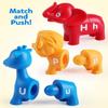 Coogam ABC Letters Matching Game, 26PCS Alphabet Fine Motor Skill Color Shape Recoginition Preschool Educational Montessori Learning Toys for 2 3 4 Years Old Toddlers view 3