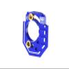 Aluminum 7075 Adjustable Motor Heatsink Mount for Arrma 1/18 Granite GROM MEGA 380 Brushed 4X4 Monster Truck ARA2102 Upgrade Parts - Blue view 1