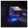 Artsim Prisms & Kaleidoscopes 18 * 18 * 18mm Crystal Optical Prism Cube Optical Prisma Color Combination Prism Science Classroom Optics Kits view 1