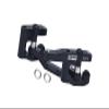 Aluminum 7075 Steering Set for Arrma 1/18 Granite GROM MEGA 380 Brushed 4X4 Monster Truck ARA2102 Upgrade Parts - Black view 1