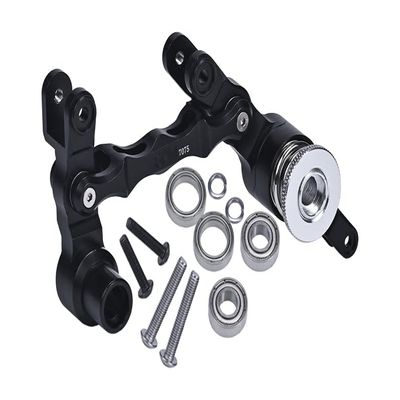 Aluminum 7075 Steering Assembly for 1:5 Traxxas X Maxx 6S / X-Maxx 8S 4WD Brushless Monster Truck Upgrade Parts - Black