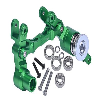 Aluminum 7075 Steering Assembly for 1:5 Traxxas X Maxx 6S / X-Maxx 8S 4WD Brushless Monster Truck Upgrade Parts - Green