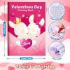 BenLouis 24 Pcs Valentines Day Mini Coloring Books Kids Valentine School Party Favors Small Activity Books Bulk for Kids Valentine's Day Goodie Bags Stuffers Return Gifts Classroom Travel view 2