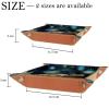 Double Sided Dice Tray, PU Leather Dice Holder Portable Folding Dice Rolling Tray for use as DND Dice Tray D&D Dice Tray or Dice, Starry Sea Turtle view 4