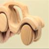 Free Shipping Natural Wooden Sport Car Jeep, BT73 : Eco-Friendly Gift with Montessori and Waldorf Educational Influence Lotes Toys Baby Gift view 3