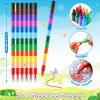 BenLouis 24 Insects Mini Coloring Books Kids with 24 Stacking Crayons Spring Bugs Party Favors Activity Books Bulk for Kids Butterfly Bee Goodie Bag Gift Stuffer Classroom Reward view 3