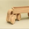 Free Shipping Natural Wooden Car with Trailer, BT74 : Eco-Friendly Gift with Montessori and Waldorf Educational Influence Lotes Toys Baby Gift view 3