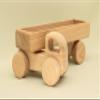 Free Shipping Natural Wooden Car with Trailer, BT74 : Eco-Friendly Gift with Montessori and Waldorf Educational Influence Lotes Toys Baby Gift view 4