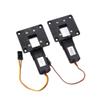ATHUAH Servoless Retract with Metal Block Electric Retractable Landing Gear Nose Retract 15091M for RC Fix Wing Airpalne (Color : 1 X Nose 2X Main) view 2