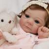 17" Realistic and Cute Eyes Opened Reborn Newborn Doll Girl Named Emily with Blue Eyes, Lifelike Baby Dolls That Look Real for 3+ Year Old-1124 view 1