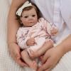 17" Realistic and Cute Eyes Opened Reborn Newborn Doll Girl Named Emily with Blue Eyes, Lifelike Baby Dolls That Look Real for 3+ Year Old-1124 view 2