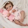 17" Realistic and Cute Eyes Opened Reborn Newborn Doll Girl Named Emily with Blue Eyes, Lifelike Baby Dolls That Look Real for 3+ Year Old-1124 view 3