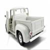 1956 F-100 Pickup Truck White 1/24 Diecast Model Car by Motormax 73235w view 2