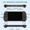 AIUOUS Powkiddy X55 Handheld Retro Game Console Built-in 20,000 Games 128G 5.5-Inch IPS Screen Video Gaming Console for Kid Adult, RK3566CPU, HDMI Interface (Black) view 2