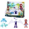 Spidey and his Amazing Friends Marvel Dino-Webs Ghostasaurus & Spidey 4-inch-Scale Spider-Man Action Figure Set, Toys for Kids Ages 3 and Up view 1
