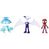 Spidey and his Amazing Friends Marvel Dino-Webs Ghostasaurus & Spidey 4-inch-Scale Spider-Man Action Figure Set, Toys for Kids Ages 3 and Up view 2