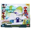 Spidey and his Amazing Friends Marvel Dino-Webs Ghostasaurus & Spidey 4-inch-Scale Spider-Man Action Figure Set, Toys for Kids Ages 3 and Up view 4