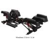 SUNGOOYUE RC Chassis Frame, 313mm Wheelbase Chassis Frame with 2 Speed 4 Shock Absorbers for SCX10 1/10 RC Crawler Car view 4