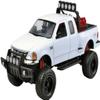 2001 F-150 XLT Flareside Supercab Off-Road Pickup Truck White 1/24 Diecast Model Car by Motormax 79132white view 1