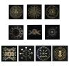Bydezcon Square Pendulum Divination Altar Tablecloth Board Game Tarot Pad Rune Table Cloth Astrology Oracles Board Game Mat Tarot Card Mat view 3