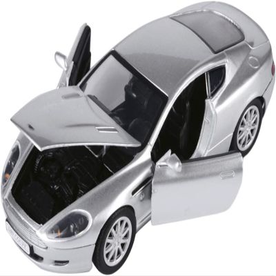 DB9 Coupe Silver Metallic Timeless Legends 1/24 Diecast Model Car by Motormax 73321sil