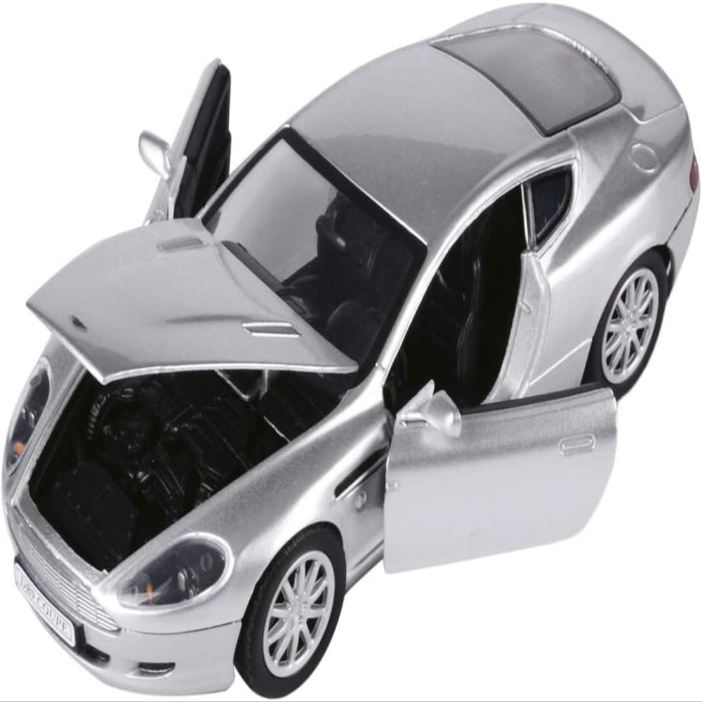DB9 Coupe Silver Metallic Timeless Legends 1/24 Diecast Model Car by Motormax 73321sil