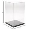 Plymor Clear Acrylic Display Case with Black Base, 7" W x 7" D x 11" H view 2