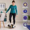 Healthy You Wooden Wobble Balance Board for Physical Therapy and Core Training view 3