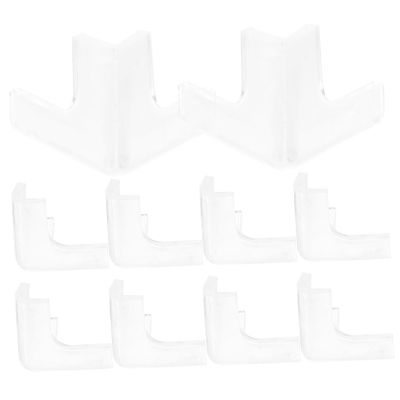 FAVOMOTO 20pcs Picture Frame Corner Protectors Flexible for Photo Frames Furniture Transparent -Resistant Bumpers for Safe Display