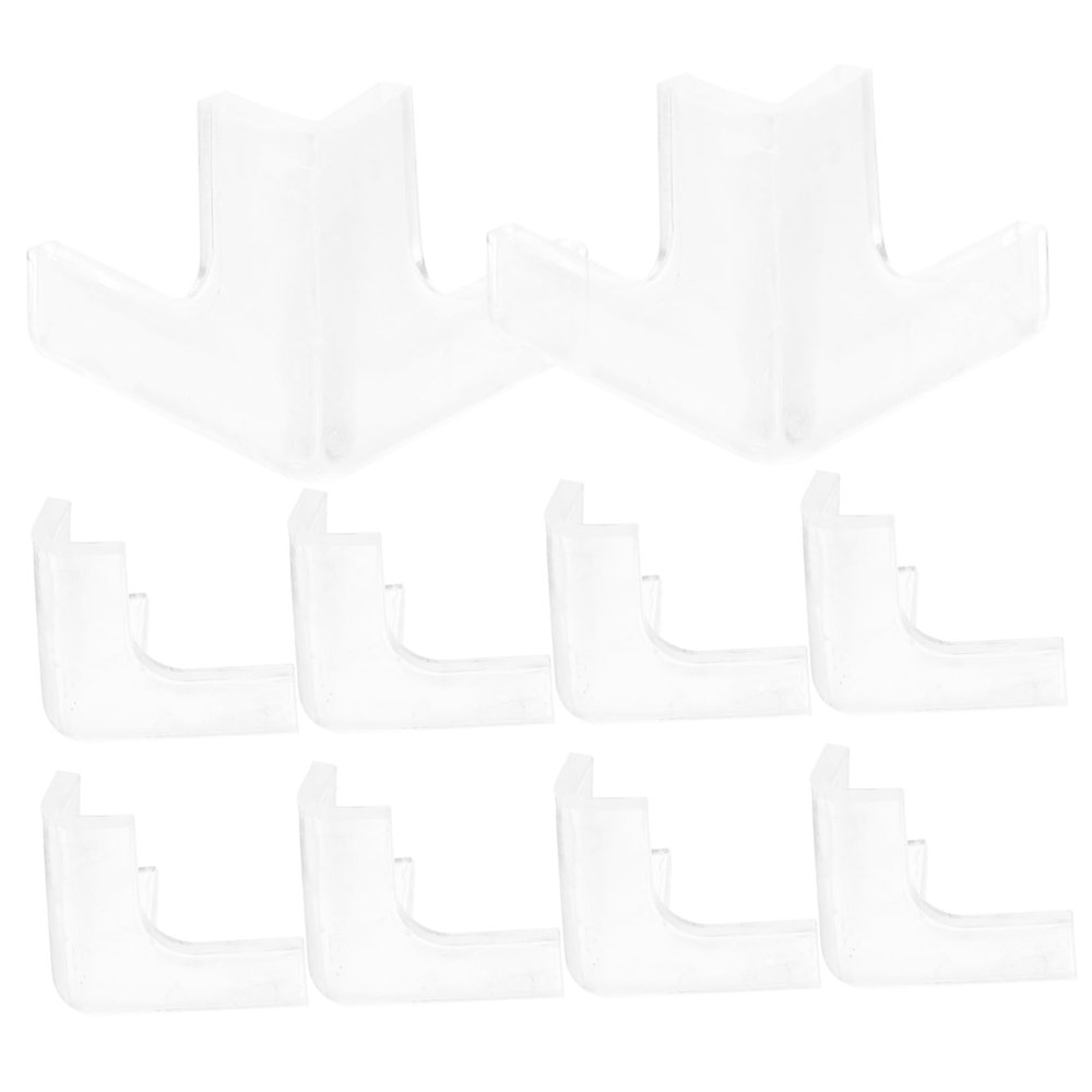 FAVOMOTO 20pcs Picture Frame Corner Protectors Flexible for Photo Frames Furniture Transparent -Resistant Bumpers for Safe Display