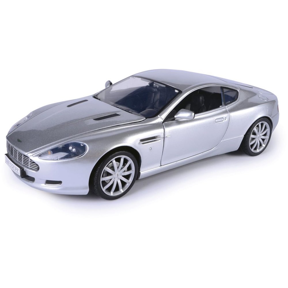 2004 DB9 Coupe Silver 1/18 Diecast Model Car by Motormax 73174s