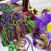 1 Dozen Mardi Gras Beads, Purple, Green, & Gold 33" 7mm Plastic view 2